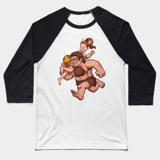 caveman kidnapping Baseball T-Shirt